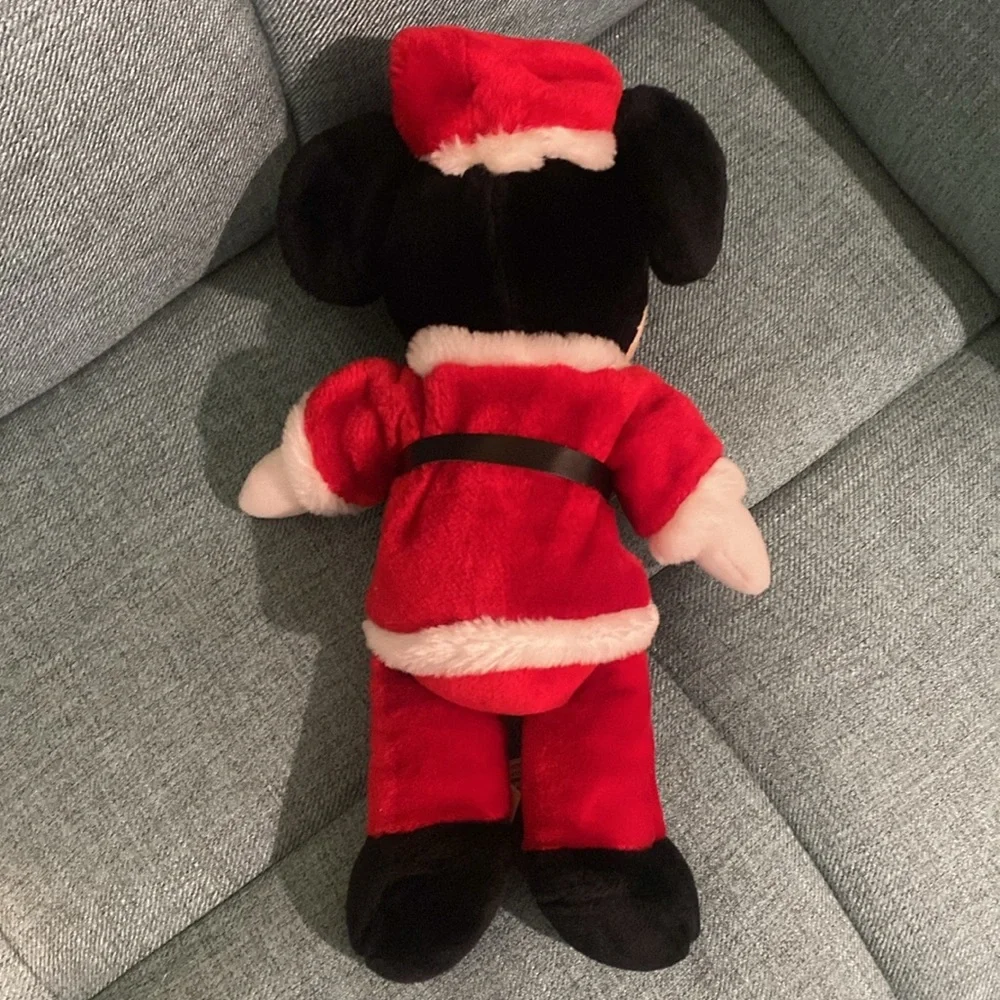 Vintage Disney Mickey Mouse and Looney Tunes Porky Pig Santas Stuffed Animals - Picture 8 of 11